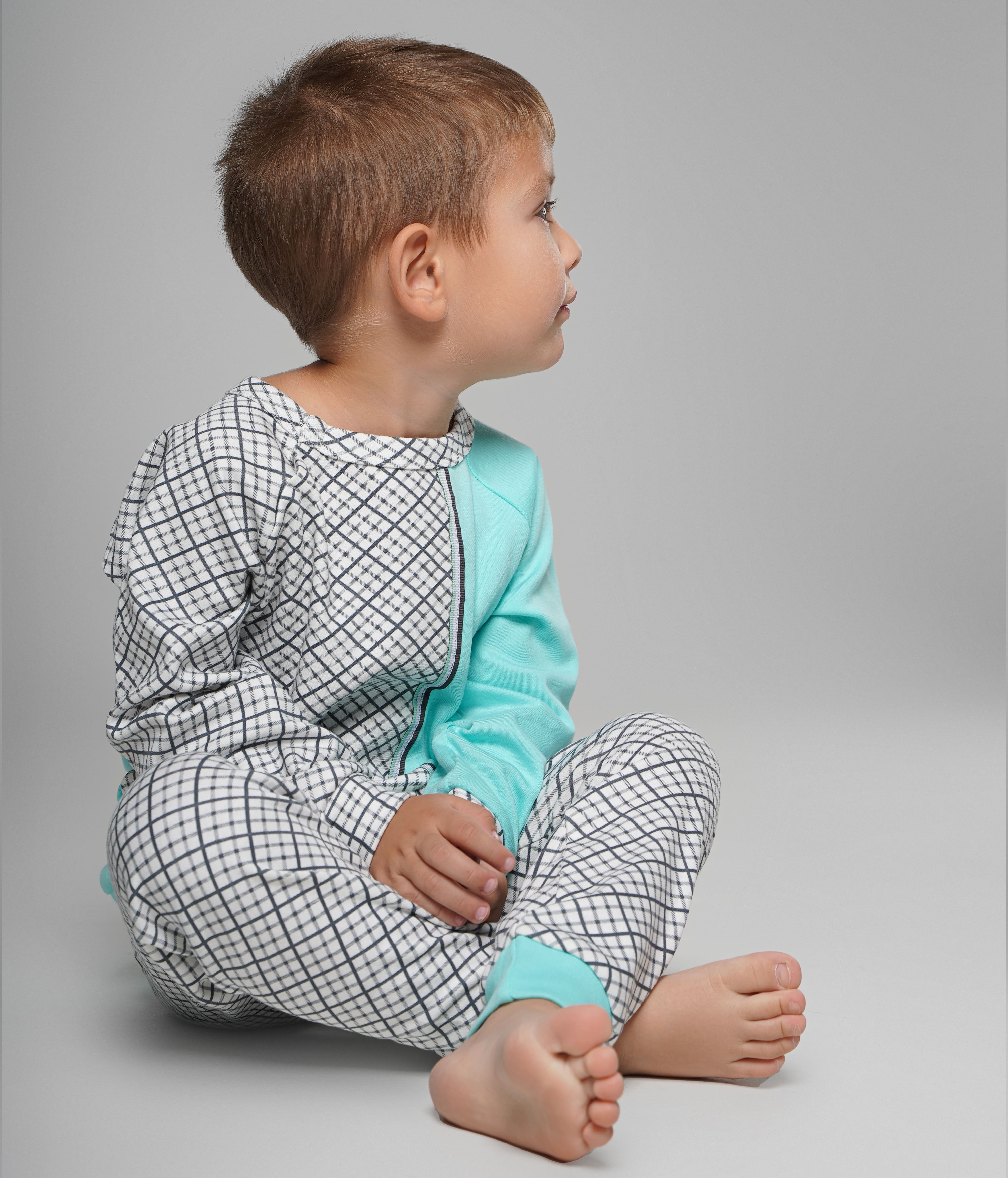 Пижама для мальчика "Клеточка"